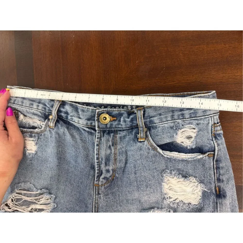 Articles of Society Anthropology Denim shorts